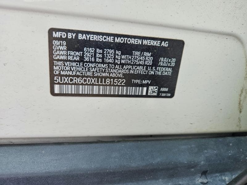2020 BMW X5 XDRIVE40I 13