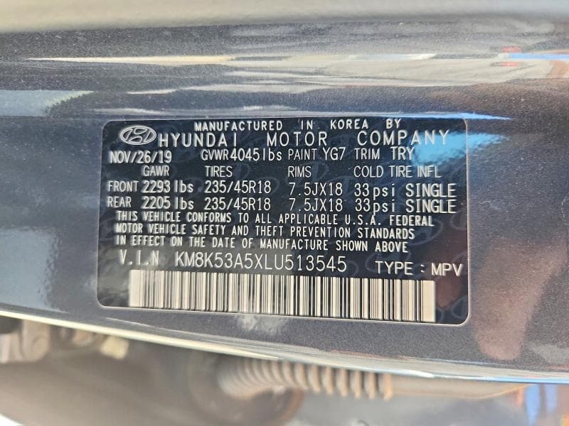 2020 HYUNDAI KONA ULTIMATE 12