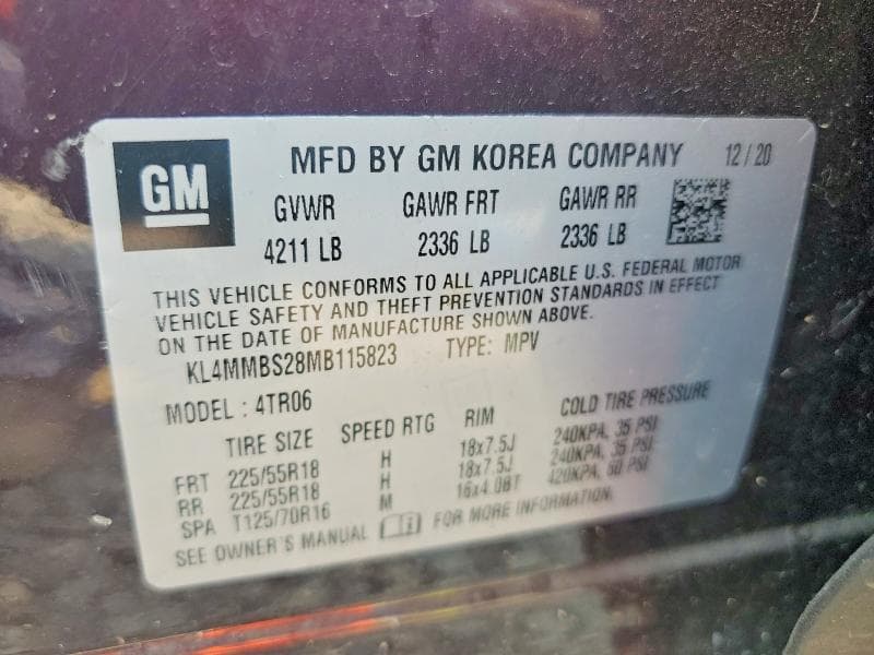 2021 BUICK ENCORE GX PREFERRED 12