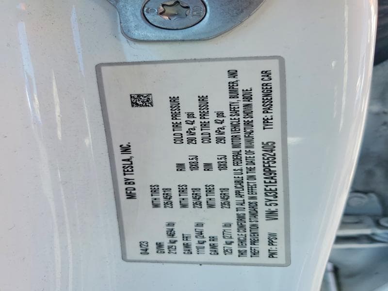 2023 TESLA MODEL 3 12