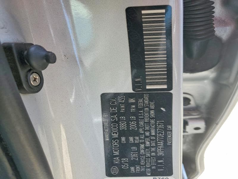 2018 KIA FORTE LX 12