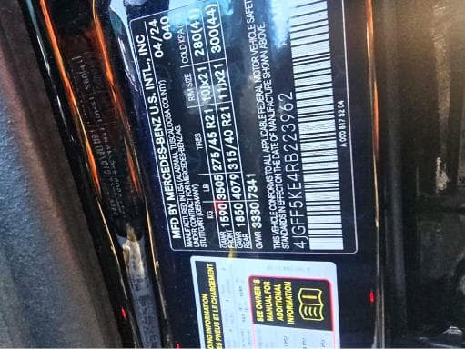 2024 MERCEDES-BENZ GLS 450 4MATIC 10