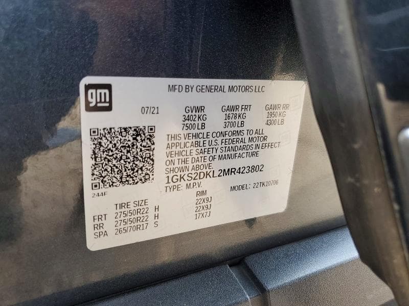 2021 GMC YUKON DENALI 13