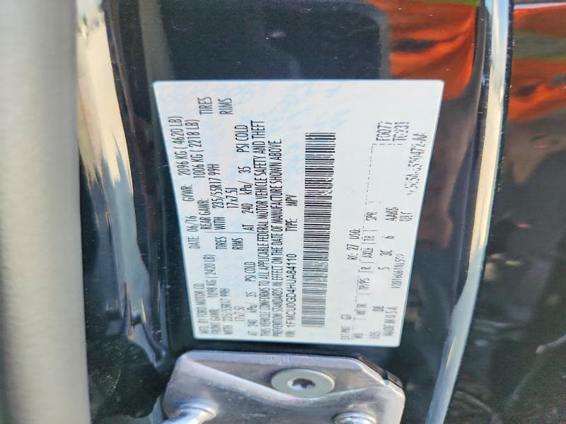 2017 FORD ESCAPE SE 12