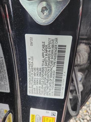 2022 HONDA ACCORD HYBRID SPORT 12