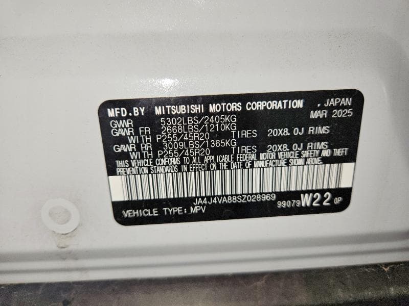 2025 MITSUBISHI OUTLANDER SE 13