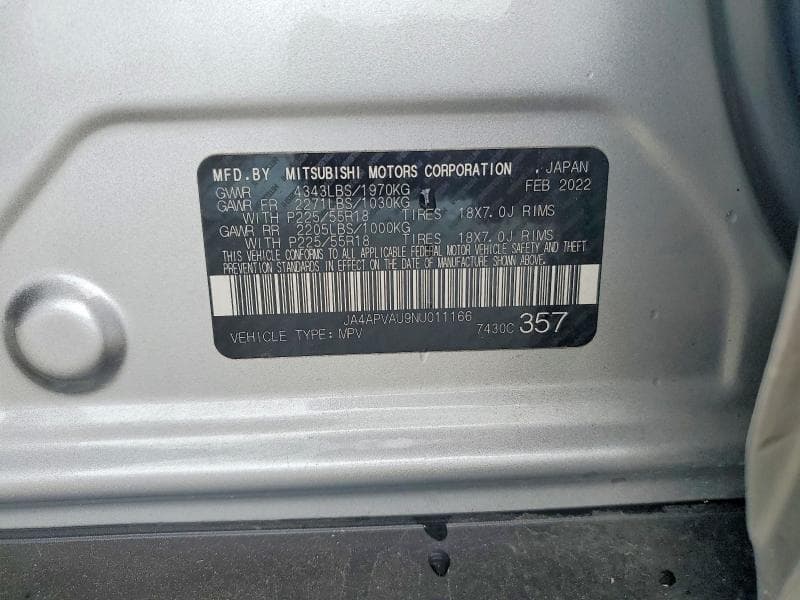 2022 MITSUBISHI OUTLANDER SPORT SE 12