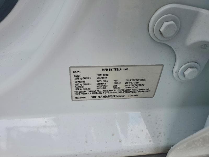2023 TESLA MODEL Y 12