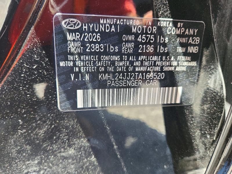 2026 HYUNDAI SONATA HYBRID BLUE 12