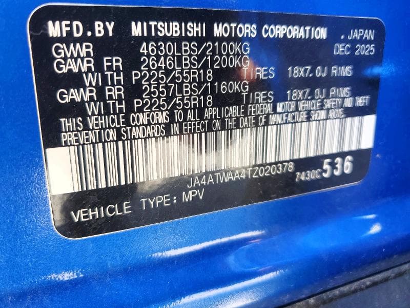 2026 MITSUBISHI ECLIPSE CROSS SE 13