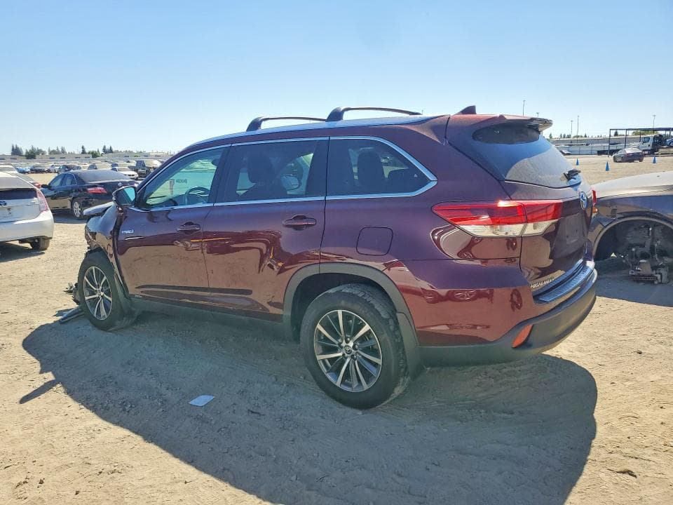 2019 TOYOTA HIGHLANDER HYBRID XLE 2