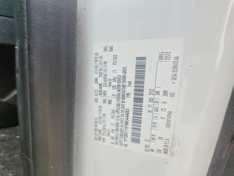 2021 FORD TRANSIT T-250 13