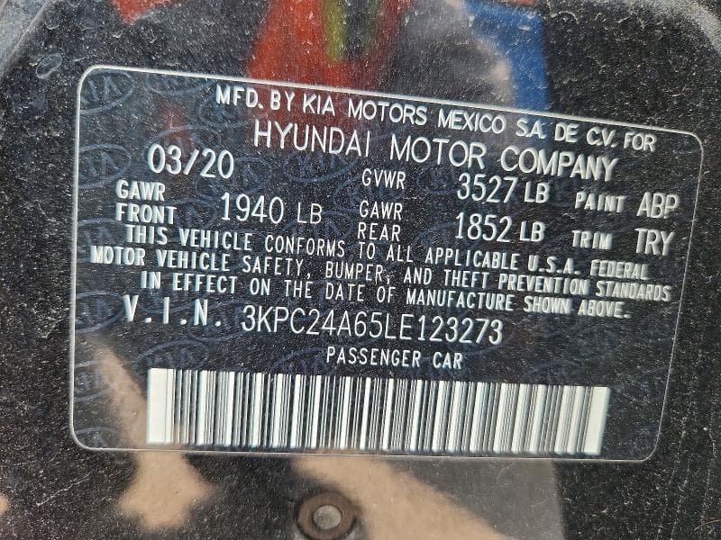 2020 HYUNDAI ACCENT SEL 13