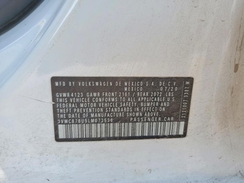 2020 VOLKSWAGEN JETTA S 12