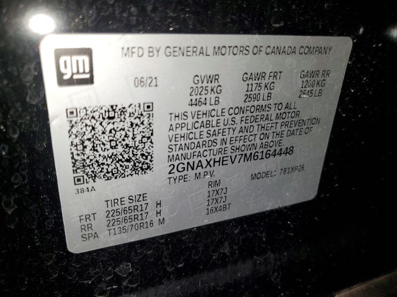 2021 CHEVROLET EQUINOX LS 14