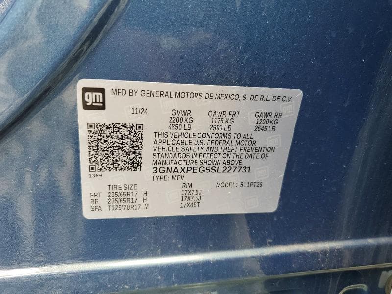 2025 CHEVROLET EQUINOX LT 13