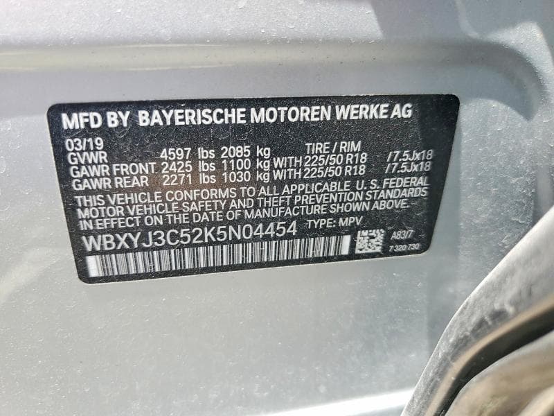 2019 BMW X2 SDRIVE28I 13