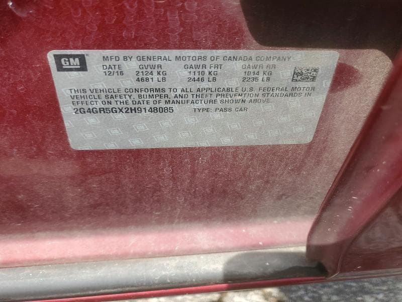 2017 BUICK REGAL PREMIUM 12