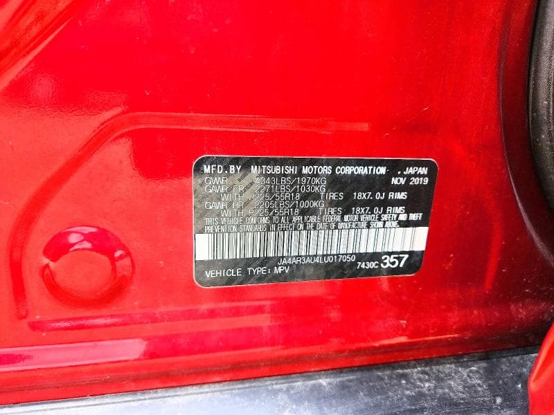 2020 MITSUBISHI OUTLANDER SPORT ES 13