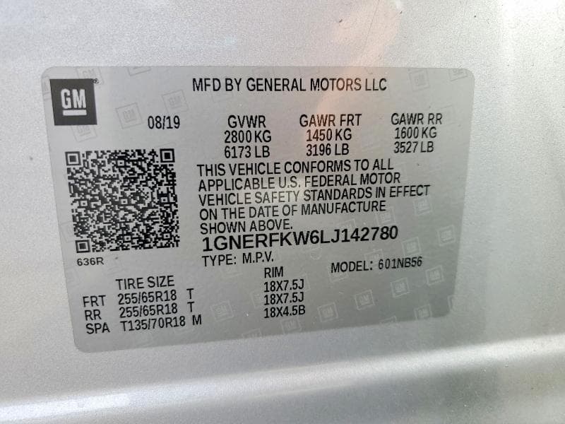 2020 CHEVROLET TRAVERSE LS 13