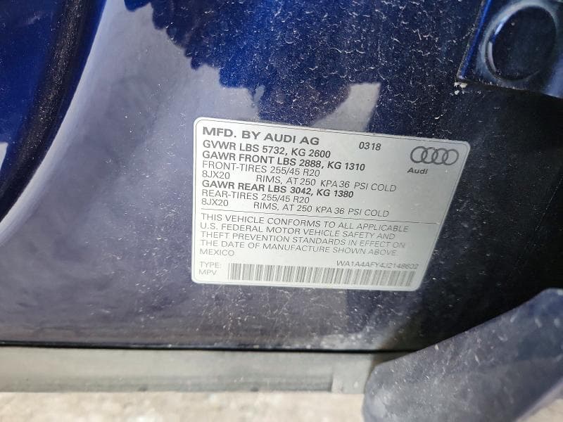 2018 AUDI SQ5 PREMIUM PLUS 12