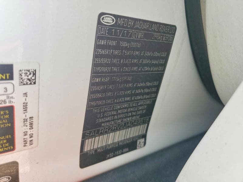2018 LAND ROVER DISCOVERY HSE 13