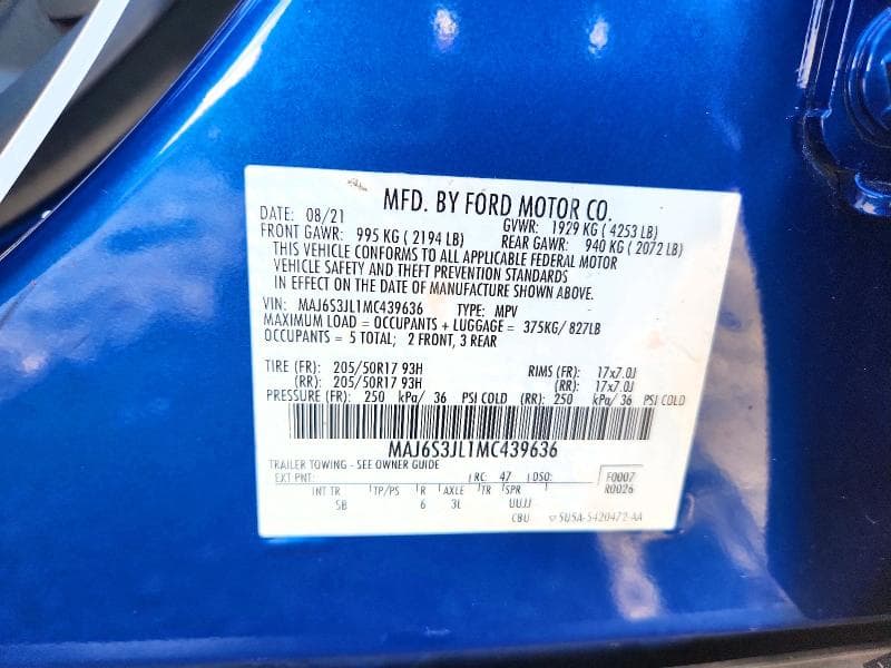 2021 FORD ECOSPORT SES 13