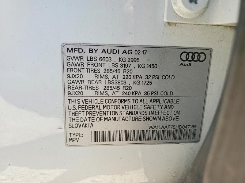 2017 AUDI Q7 PREMIUM PLUS 13