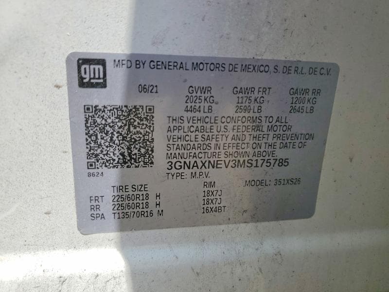 2021 CHEVROLET EQUINOX PREMIER 12
