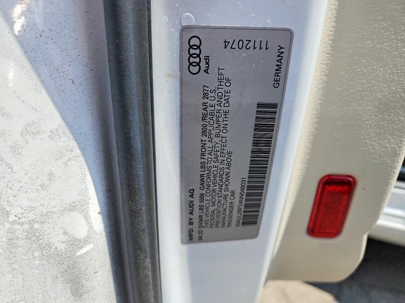 2022 AUDI A6 PREMIUM PLUS 12