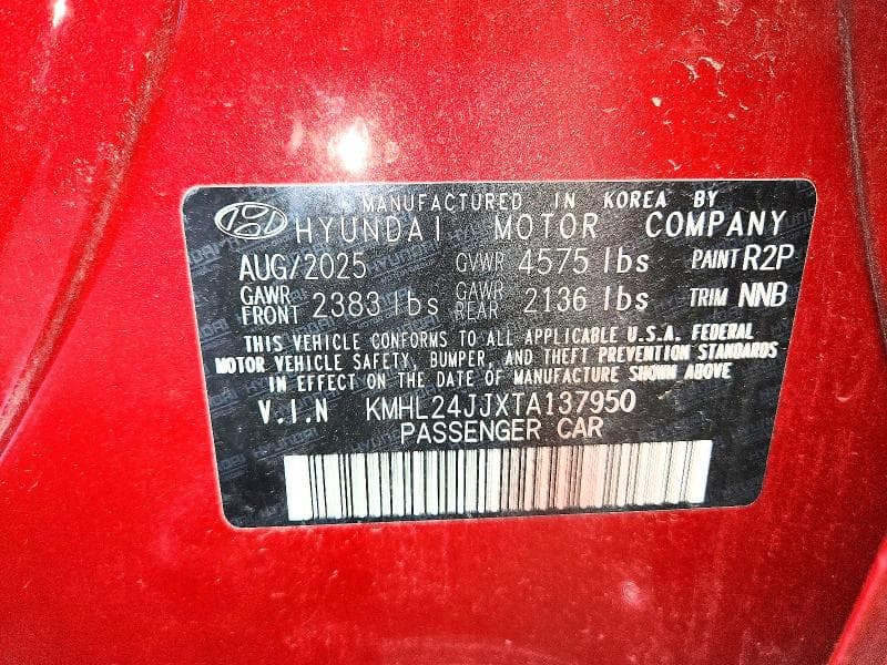 2026 HYUNDAI SONATA HYBRID BLUE 13