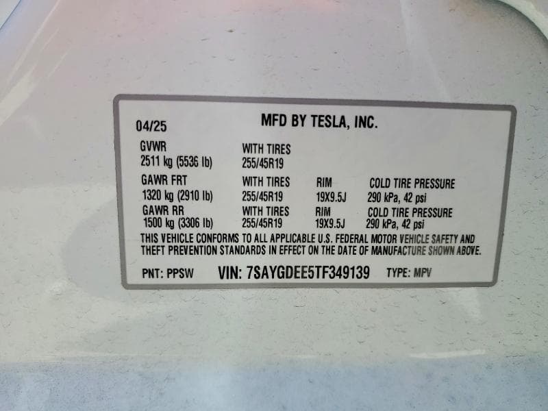 2026 TESLA MODEL Y 13