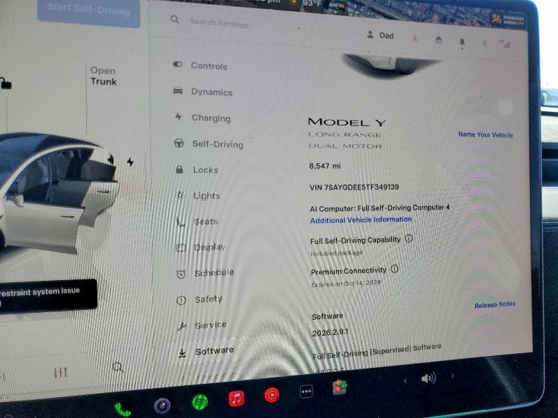 2026 TESLA MODEL Y 9