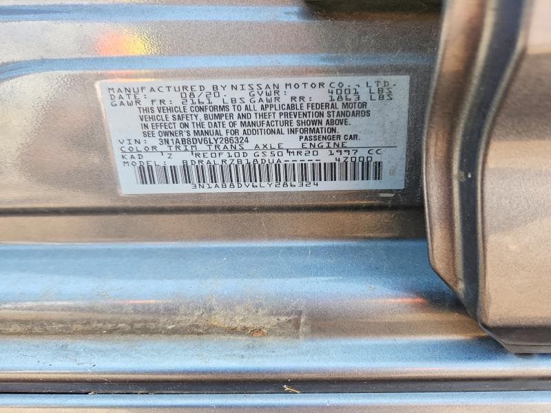 2020 NISSAN SENTRA SR 12