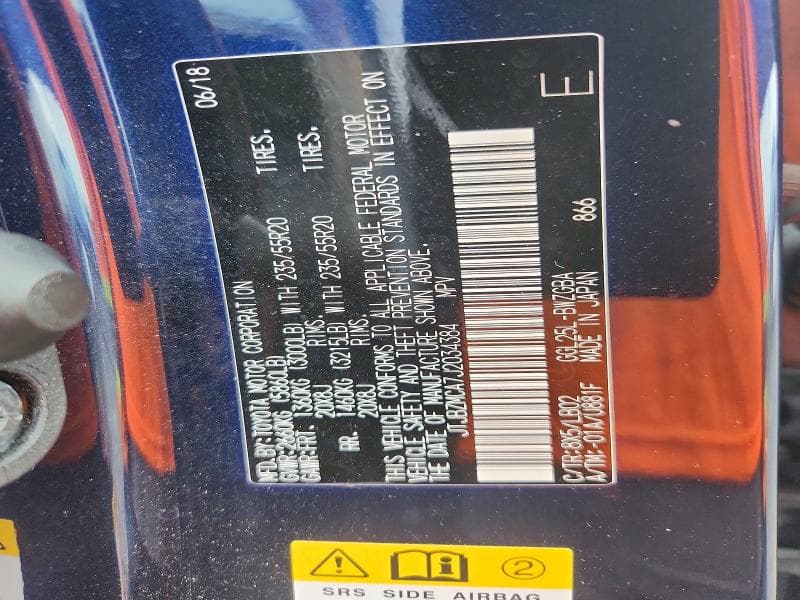 2018 LEXUS RX 350 BASE 13
