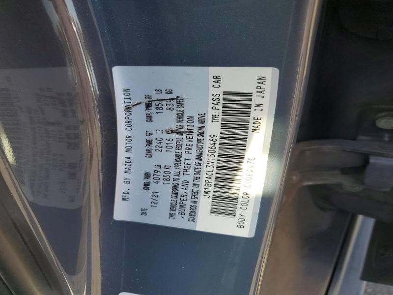 2022 MAZDA 3 PREFERRED 12