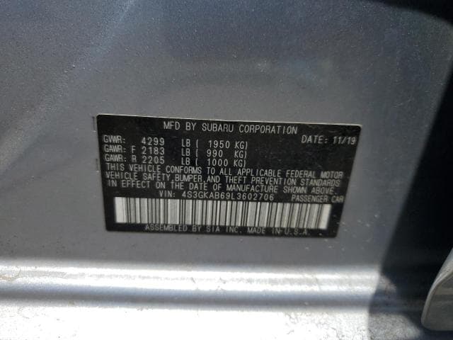 2020 SUBARU IMPREZA 12