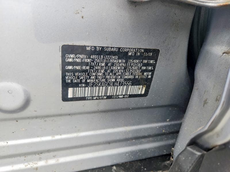 2020 SUBARU FORESTER PREMIUM 13