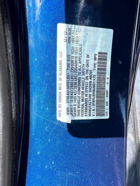 2018 HONDA ODYSSEY EX 10
