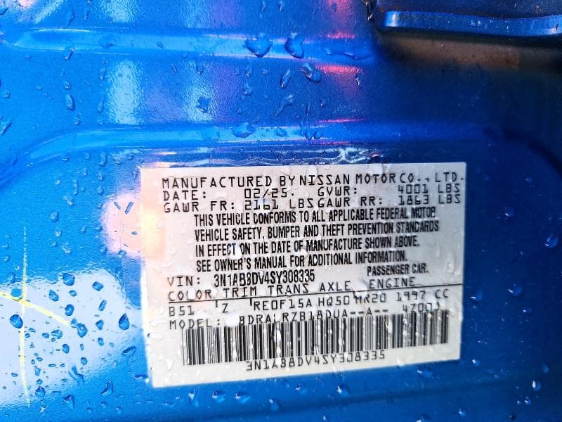 2025 NISSAN SENTRA SR 12