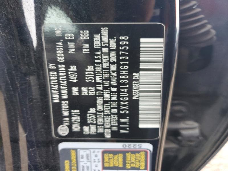 2017 KIA OPTIMA EX 12