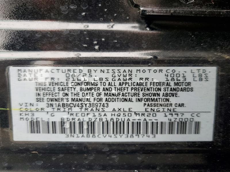 2025 NISSAN SENTRA SV 13