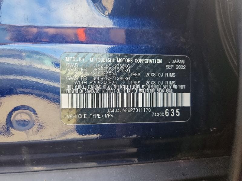 2023 MITSUBISHI OUTLANDER SE 13