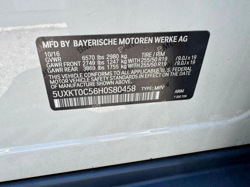 2017 BMW X5 XDR40E 13