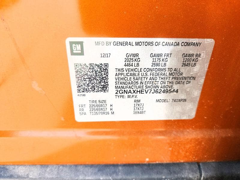 2018 CHEVROLET EQUINOX LS 13