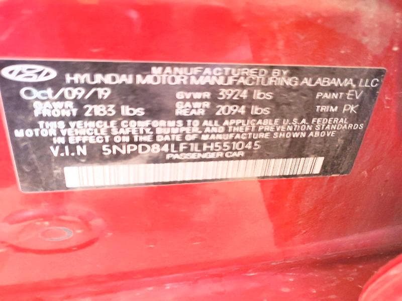 2020 HYUNDAI ELANTRA SEL 12
