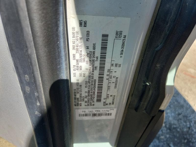 2018 FORD TRANSIT T-150 12