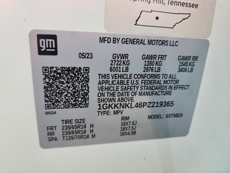 2023 GMC ACADIA SLE 13
