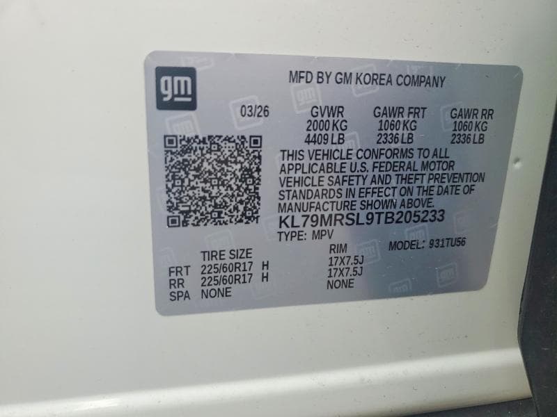 2026 CHEVROLET TRAILBLAZER LT 14