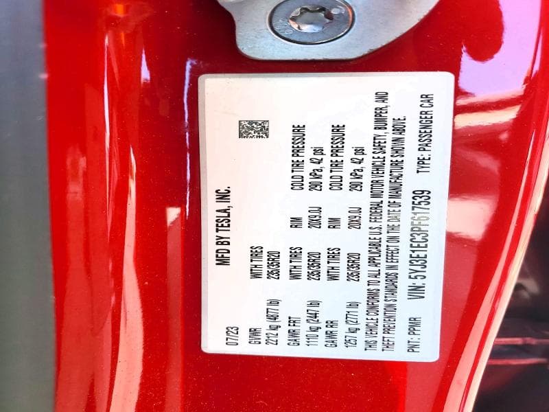 2023 TESLA MODEL 3 12